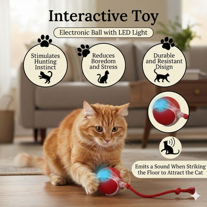 🐾 Smart Rolling Interactive Pet Toy